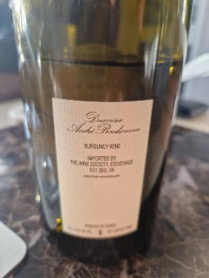 Domaine André Bonhomme Mâcon-Villages back label