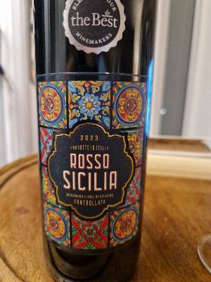 Federico Stella Rosso Sicilia front label