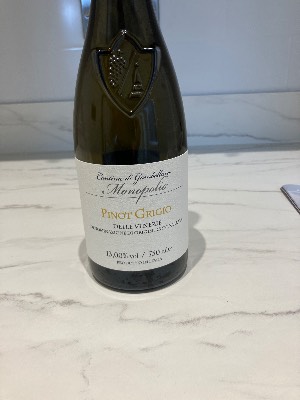 Cantina di Gambellara Pinot Grigio front label