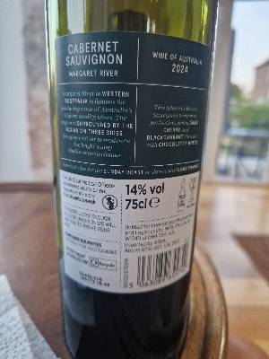  Margaret River back label