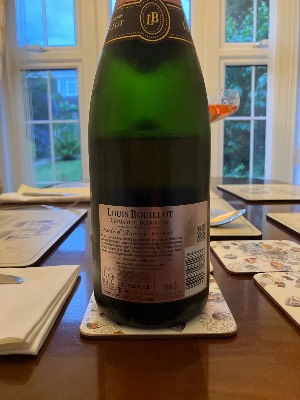 Louis Bouillot Perle d'Aurore back label