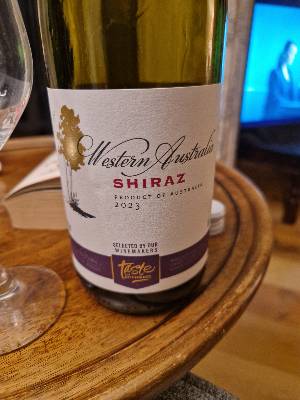 Western Australia Shiraz front label