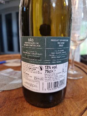 Adega Cooperativa de Penalva do Castelo DAO back label