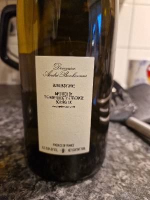Domaine André Bonhomme Viré Clesse back label