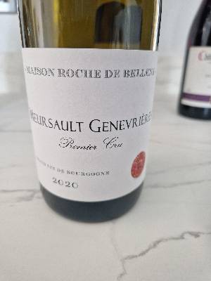 Maison Roche de Bellene Meursault Genevrières Premier Cru