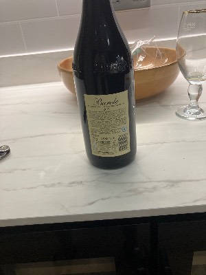 Terre del Barolo Barolo back label