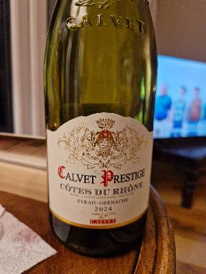 Calvet Prestige front label