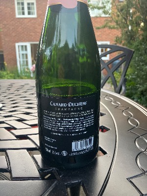 Canard-Duchêne Canard-Duchêne back label