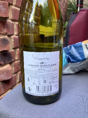 Champteloup Champteloup back label