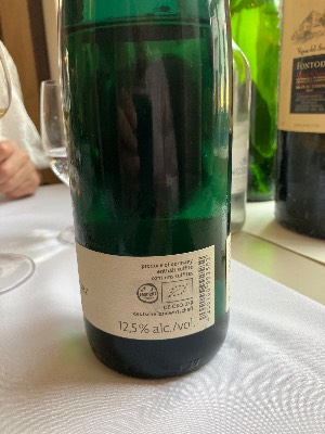 Clemensbusch Falkenlay back label