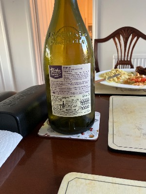 Chablis Vieilles Vignes back label