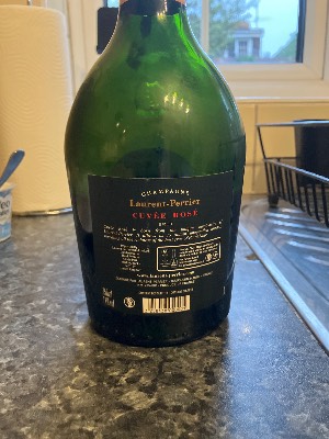 Laurent-Perrier Cuvée Rosé back label